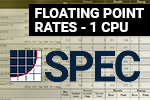 SPEC CPU2017 Floating Point Rates - 1 CPU
