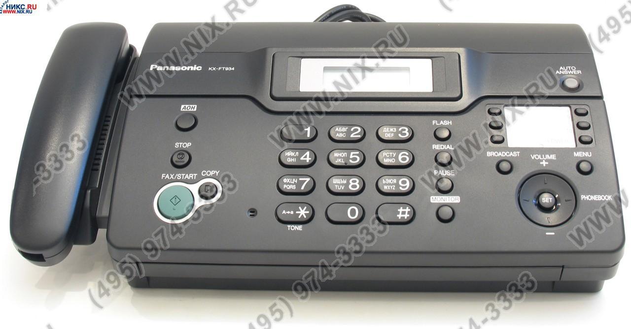 инструкция к телефону panasonic kx-ft934