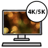  5K  4K Ultra HD, 5120 x 2880, 4096 x 2304, 3840 x 2160 UHD