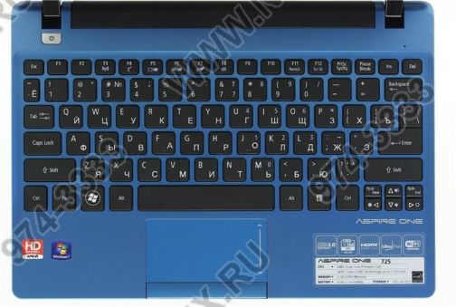 Снять клавиатуру с ноутбука acer aspire one