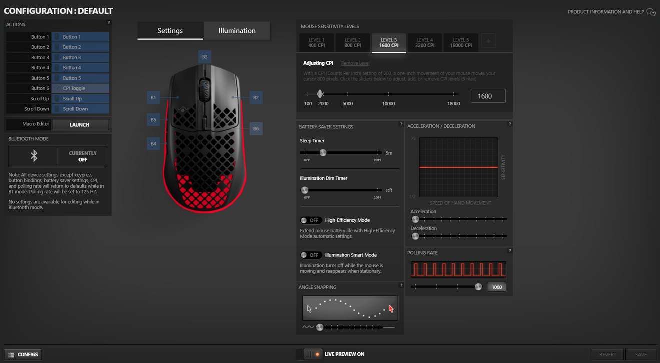 aerox 3 wireless dpi