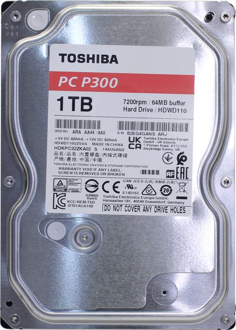 Toshiba Dt01aca100 Драйвер